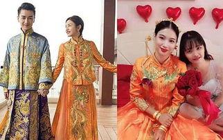 明星网红结婚婚服,复古婚服演绎浪漫时光